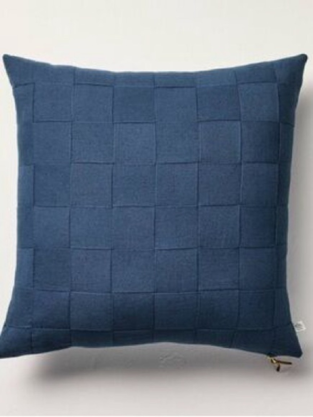18"x18" Basket Weave Square Throw Pillow Navy
- Hearth & Hand with Magnolia